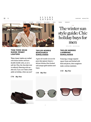 LUXURY LONDON NOVEMBER 2022 (men's style guide)